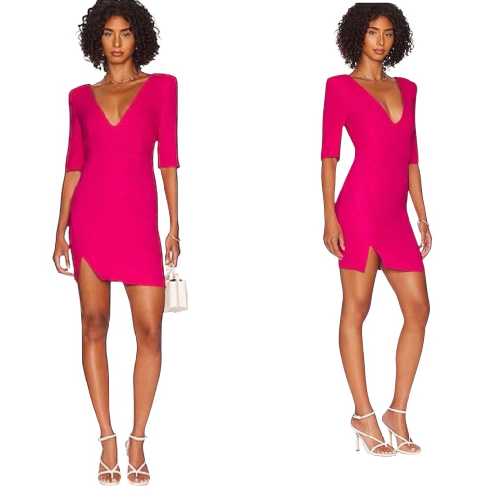 Lita by Ciara Pink Sculptural Mini Dress S